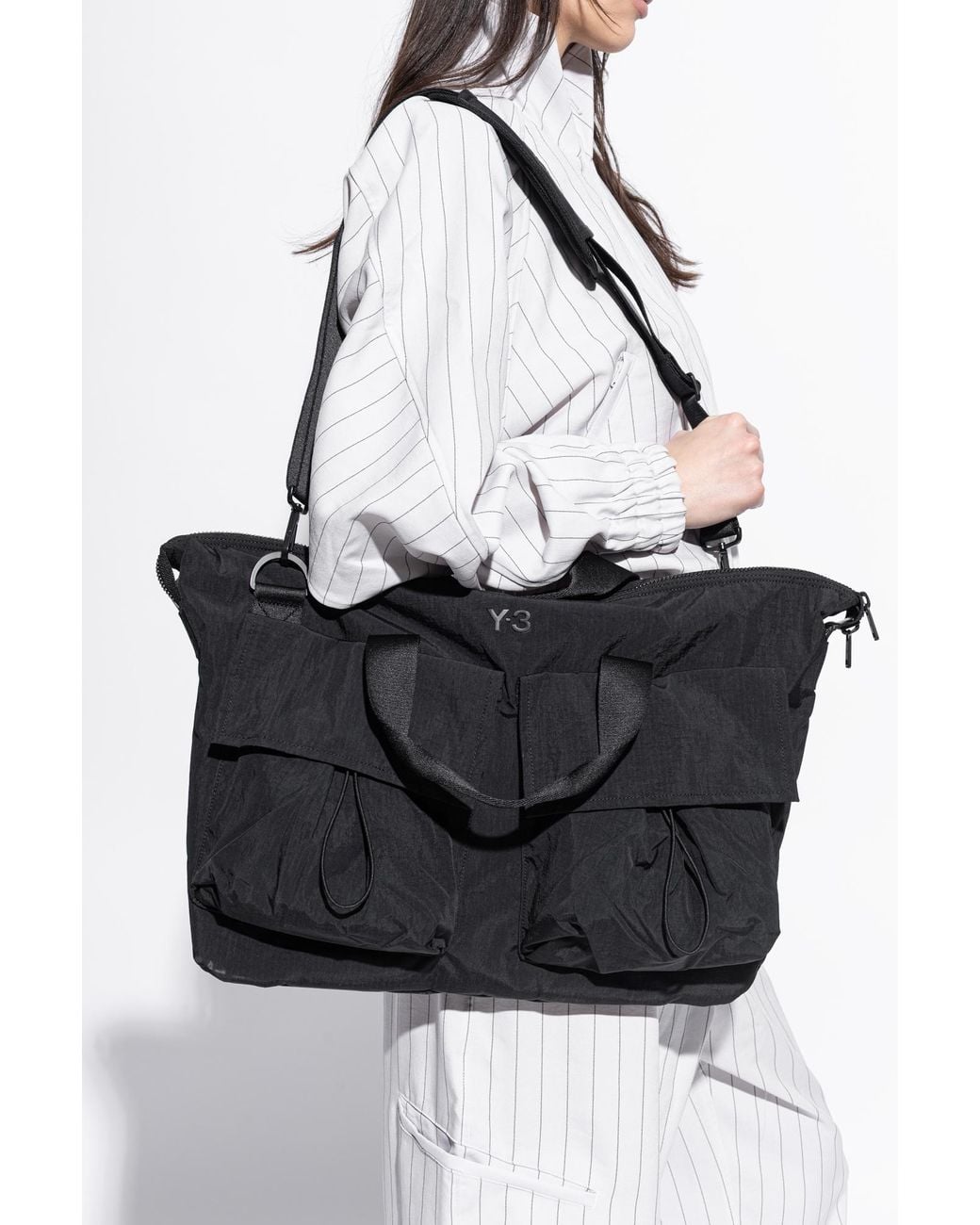 Y-3 Black 'Utility Messenger' Bag