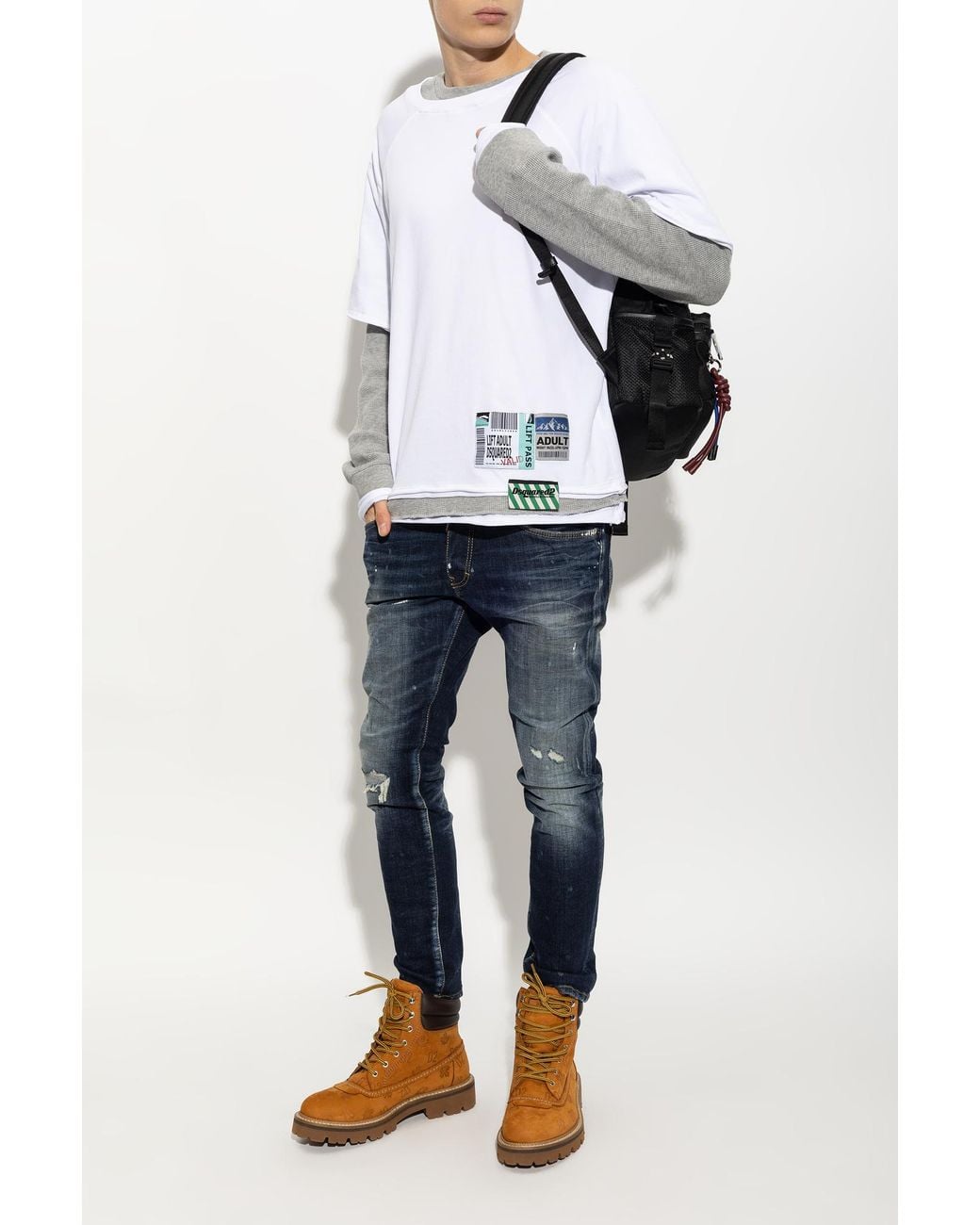 DSquared² Blue 'Skater' Jeans for men