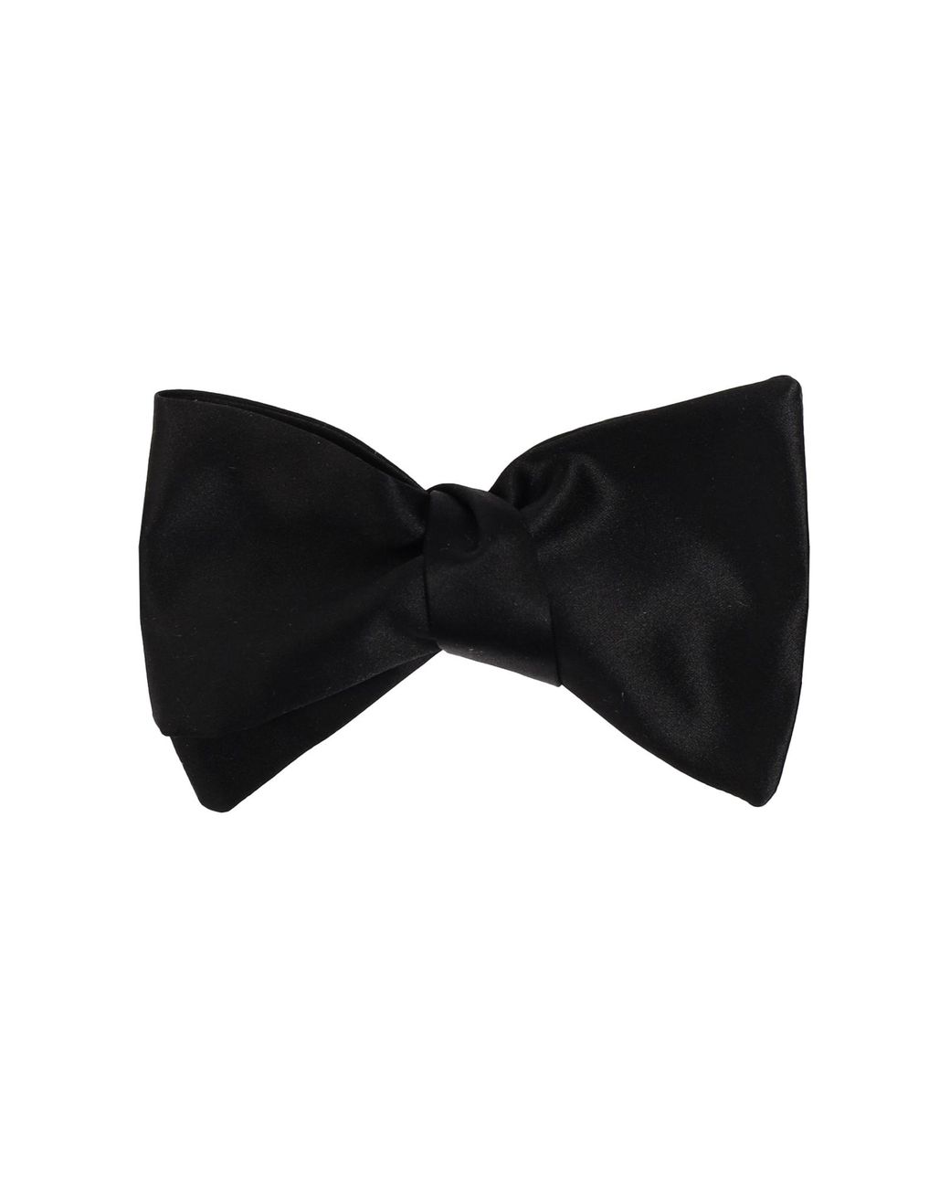 Giorgio Armani Black Silk Bow Tie for men
