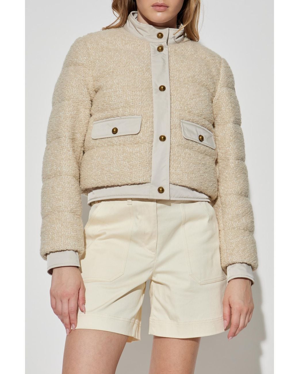 Moncler Natural 'Blandy' Down Jacket