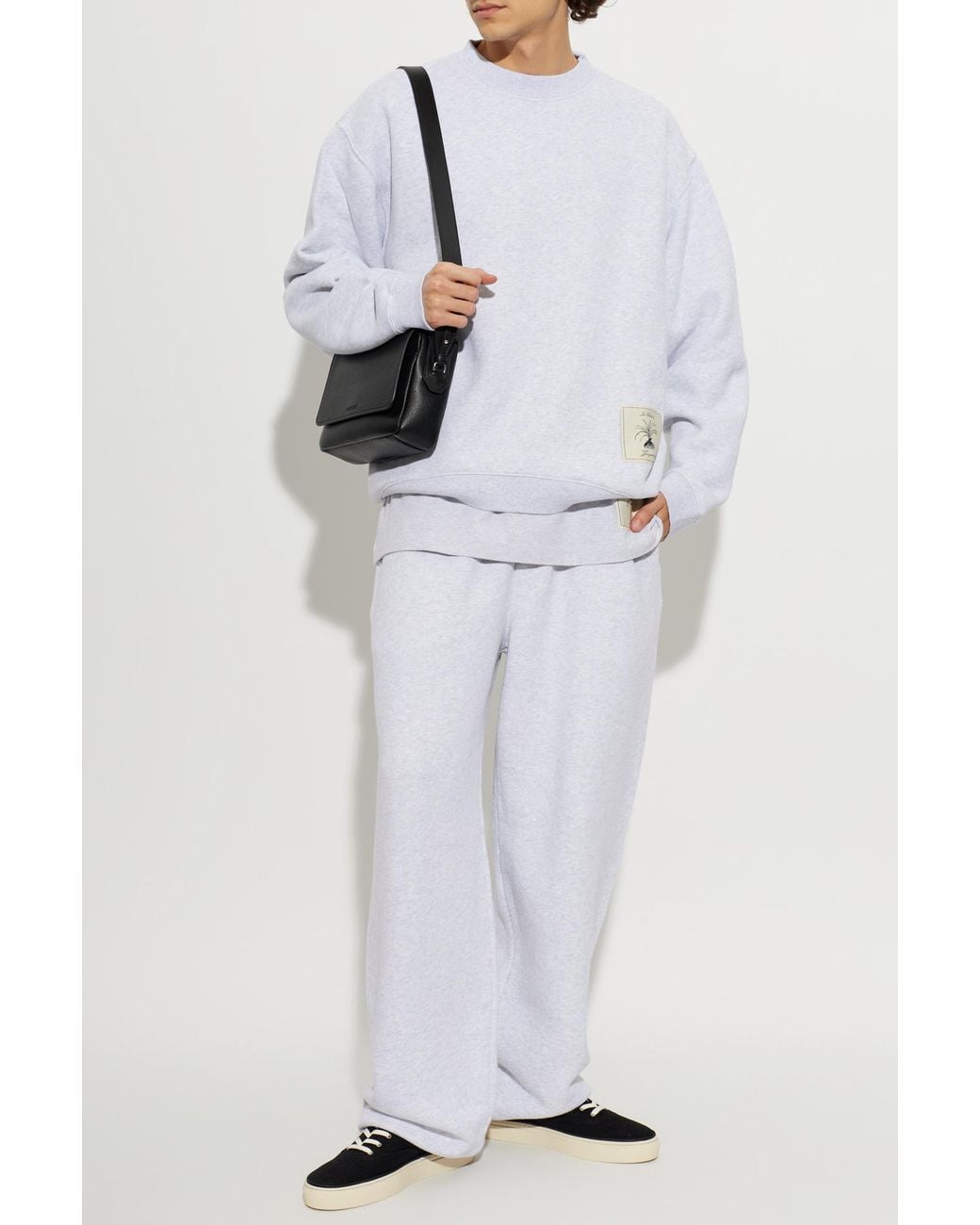 Jacquemus White Cotton Sweatshirt 'Torneo' for men