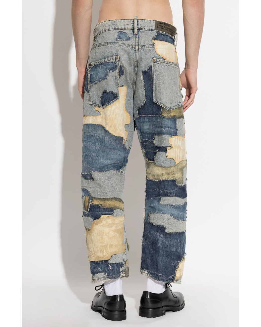 DSquared² Blue 'Kawaii' Jeans With Vintage Effect for men