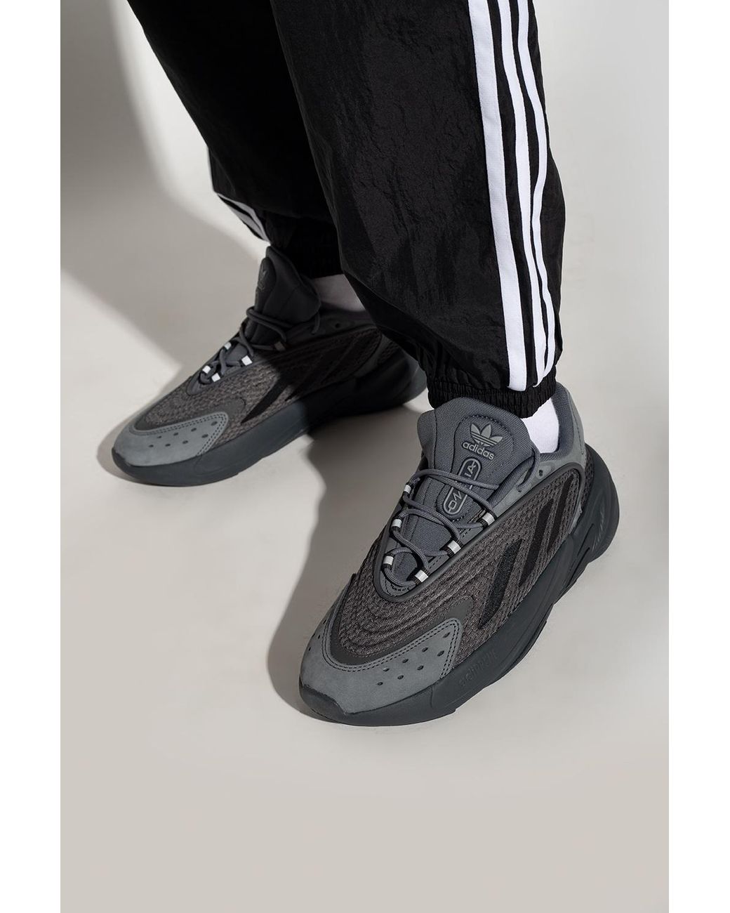 adidas Originals 'ozelia' Sneakers in Gray | Lyst