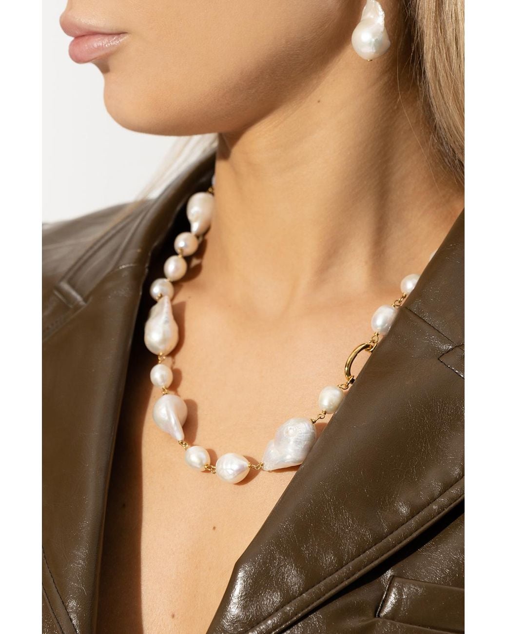 Jil Sander White Necklace