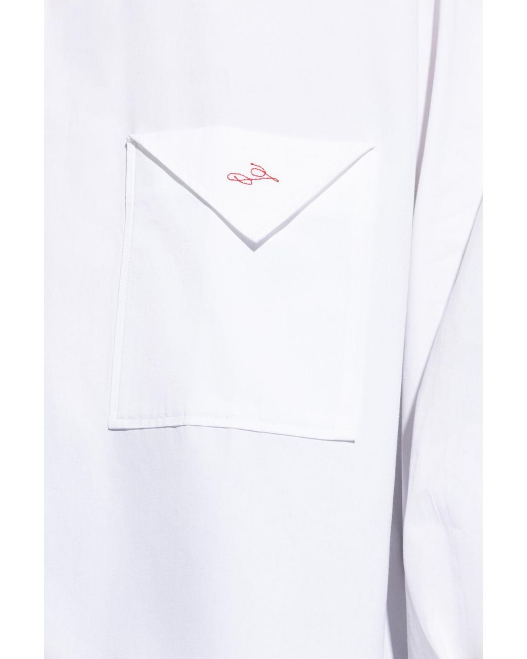 Jacquemus White Shirt With Pocket for men