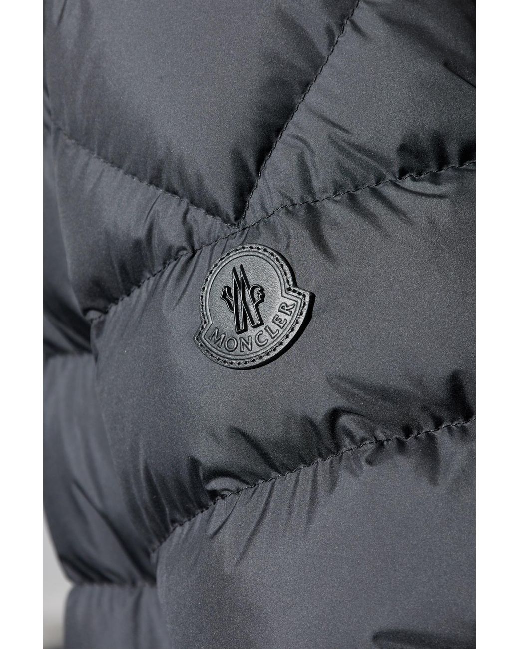 Moncler Black Down Jacket "Arneb" for men