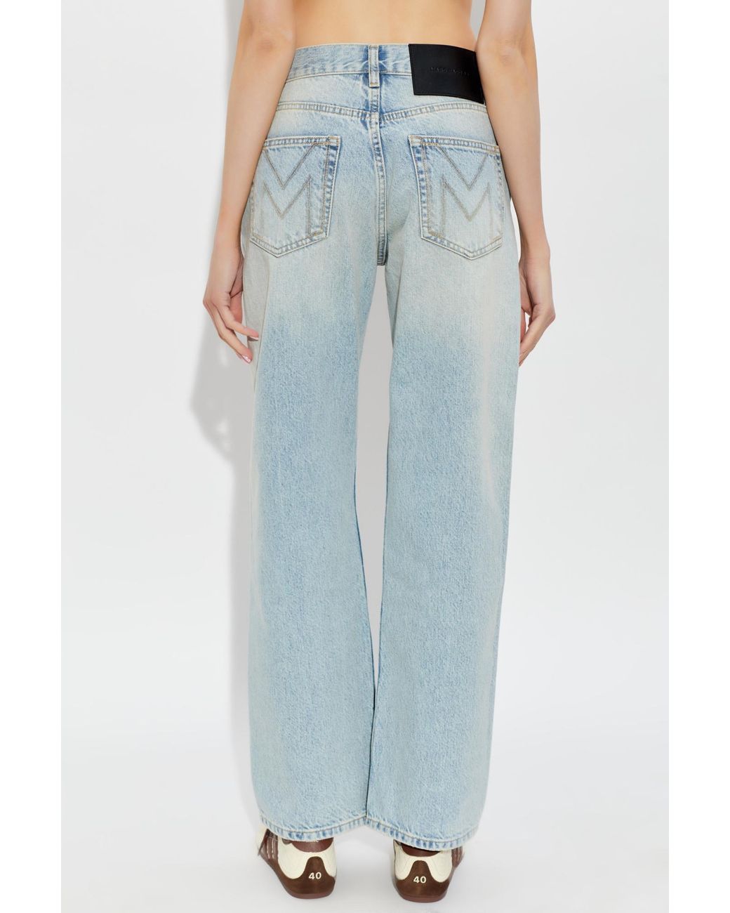 Marc Jacobs Blue Vintage-Effect Jeans