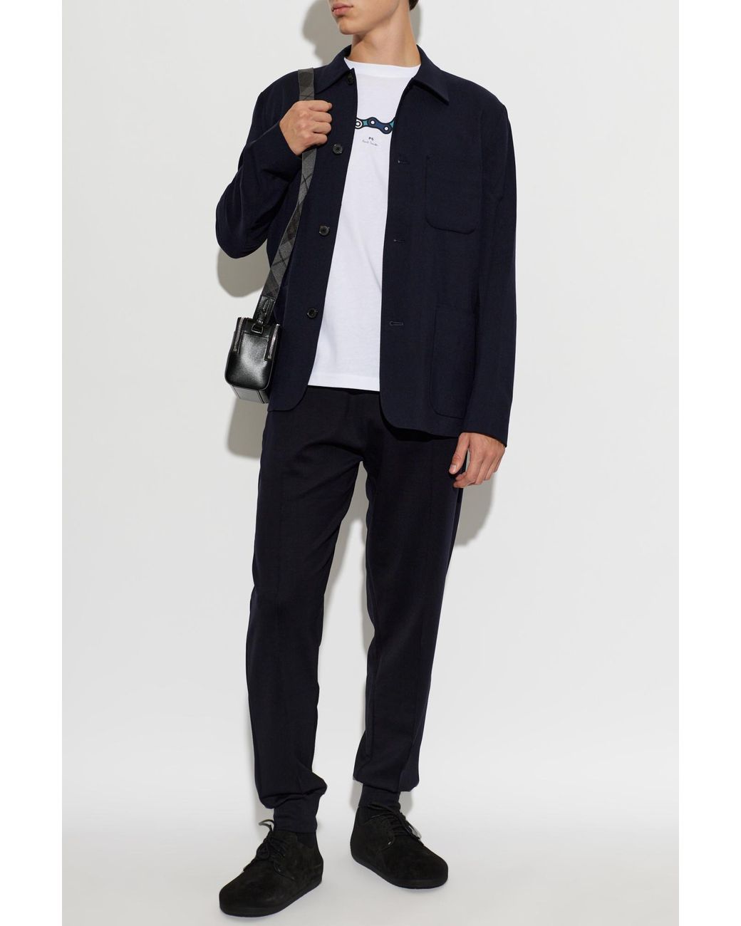 Paul Smith Blue Wool Blazer for men