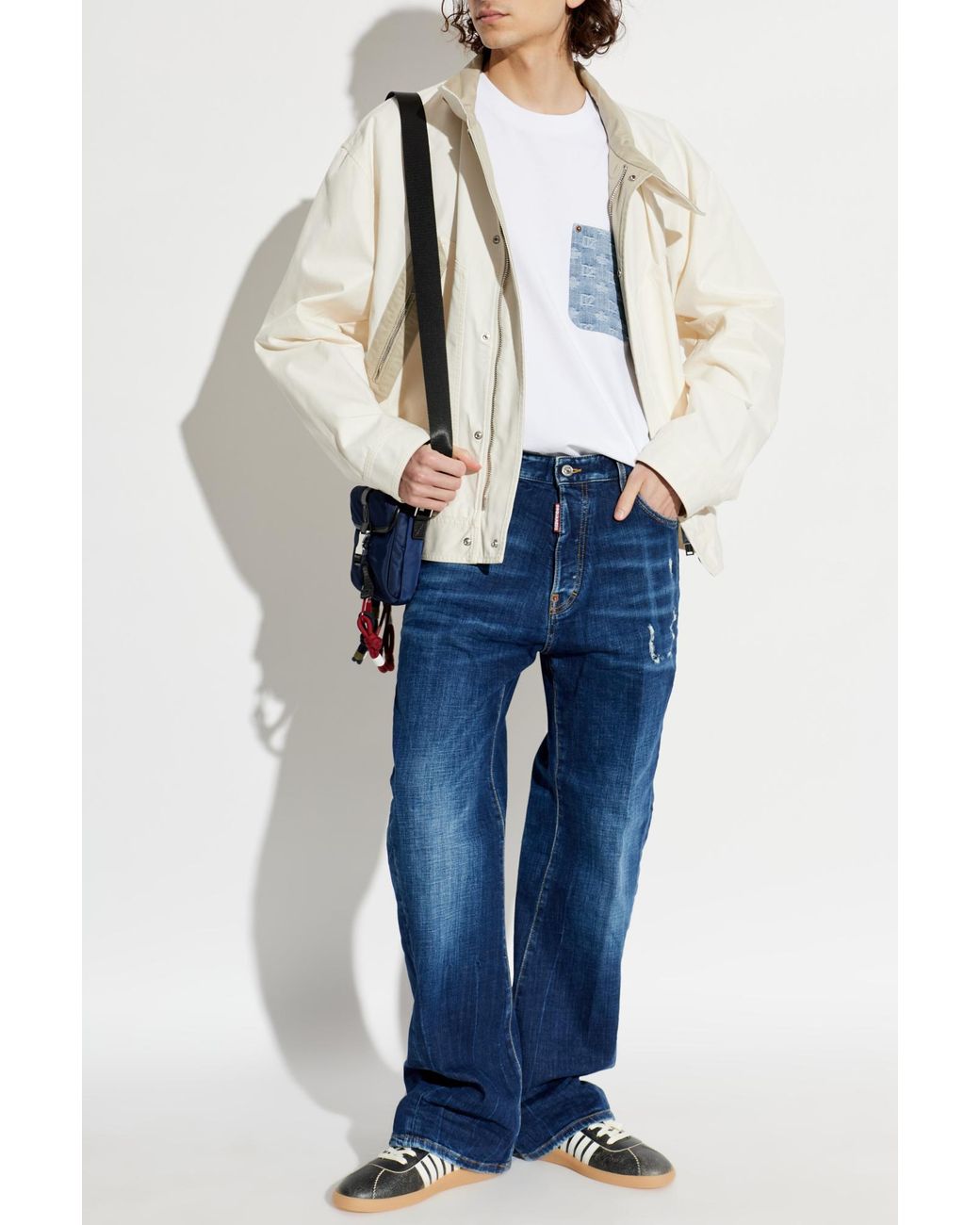 DSquared² White T-Shirt With Pocket for men
