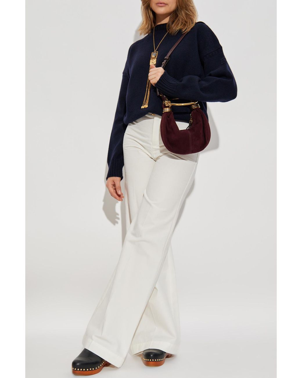 Chloé Blue Wool Sweater