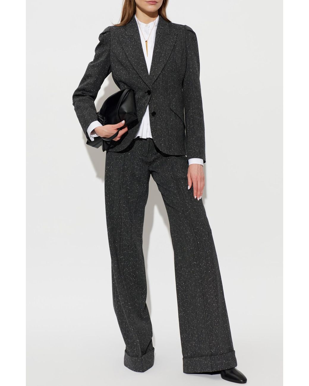 McQueen Black Wool Blazer