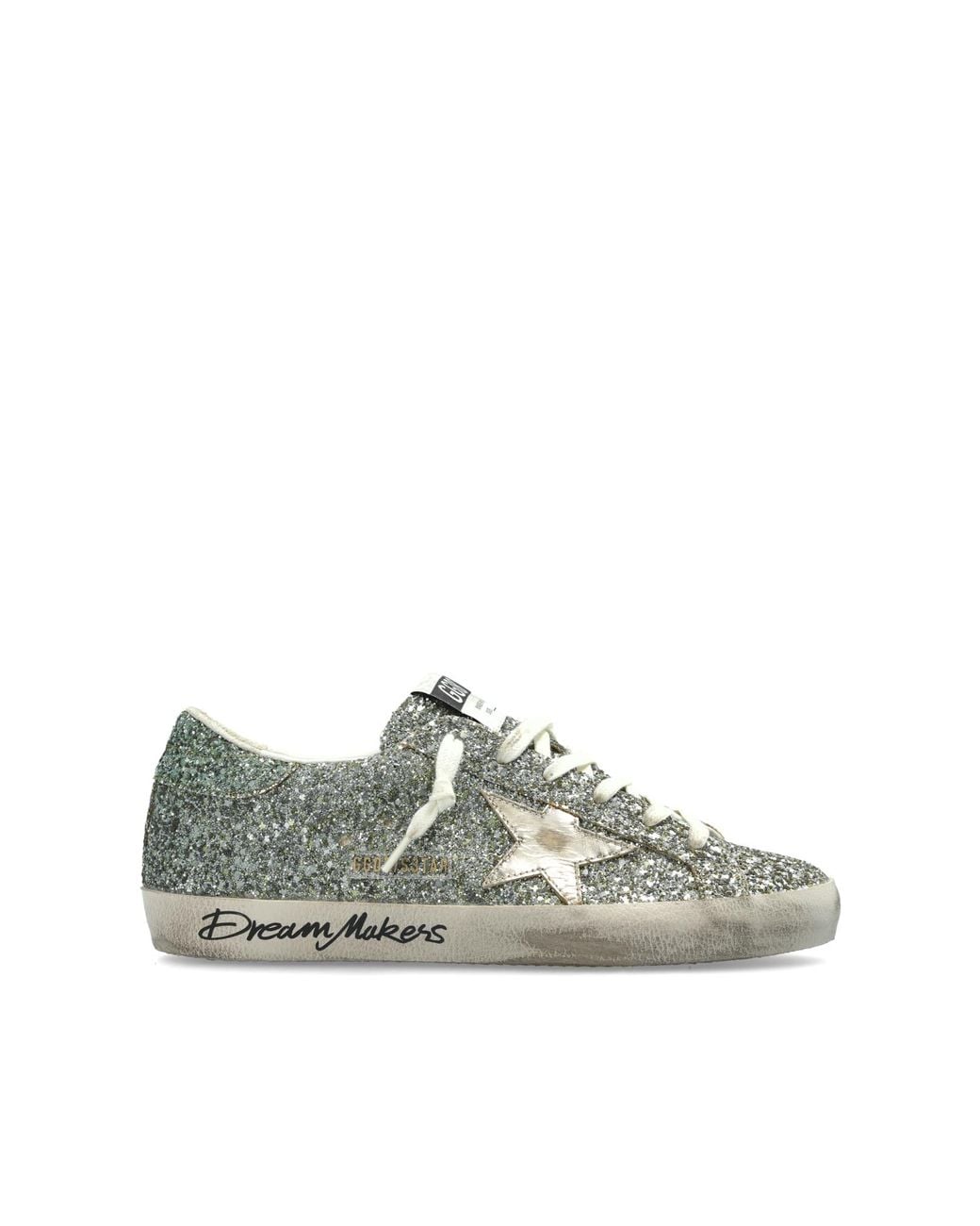 Golden Goose Deluxe Brand Gray 'Super-Star Classic With List' Sports Shoes
