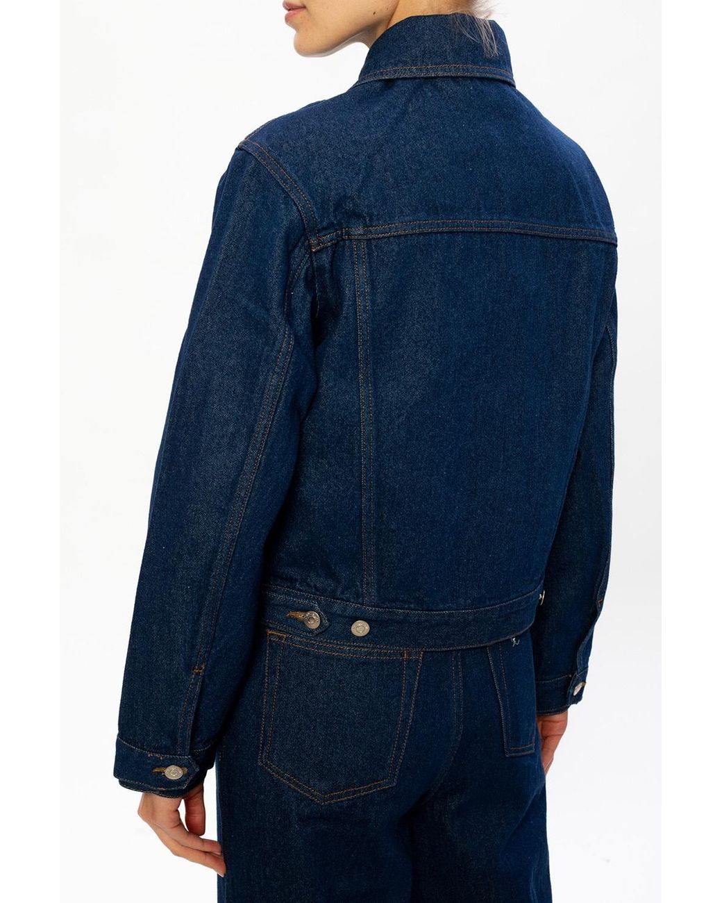 Nanushka Denim Jacket in Blue | Lyst