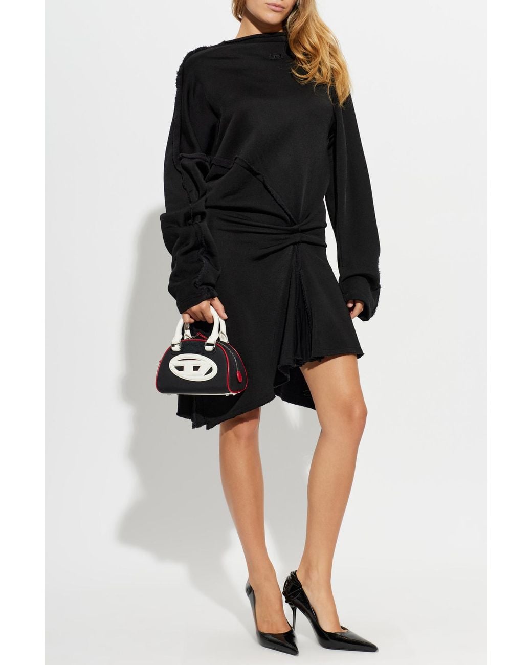 DIESEL Black Dress 'D-Ranya-Short'