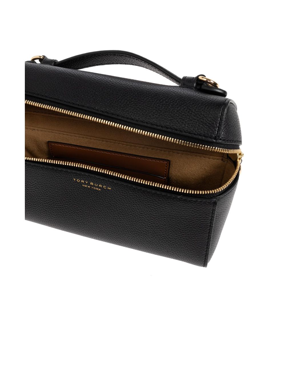Tory Burch Black "Romy Slim" Handheld Bag