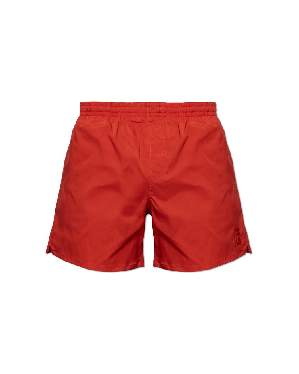 Balmain Red Swim Shorts for men