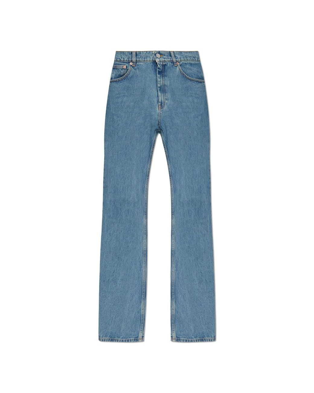 Vetements Blue Jeans With Logo