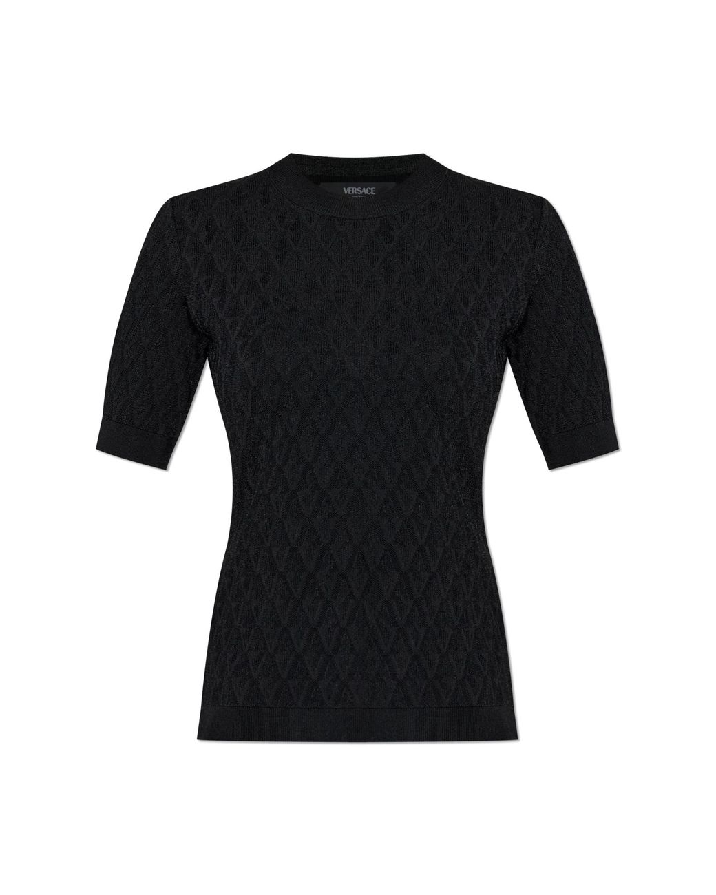 Versace Black Top With Z Logo