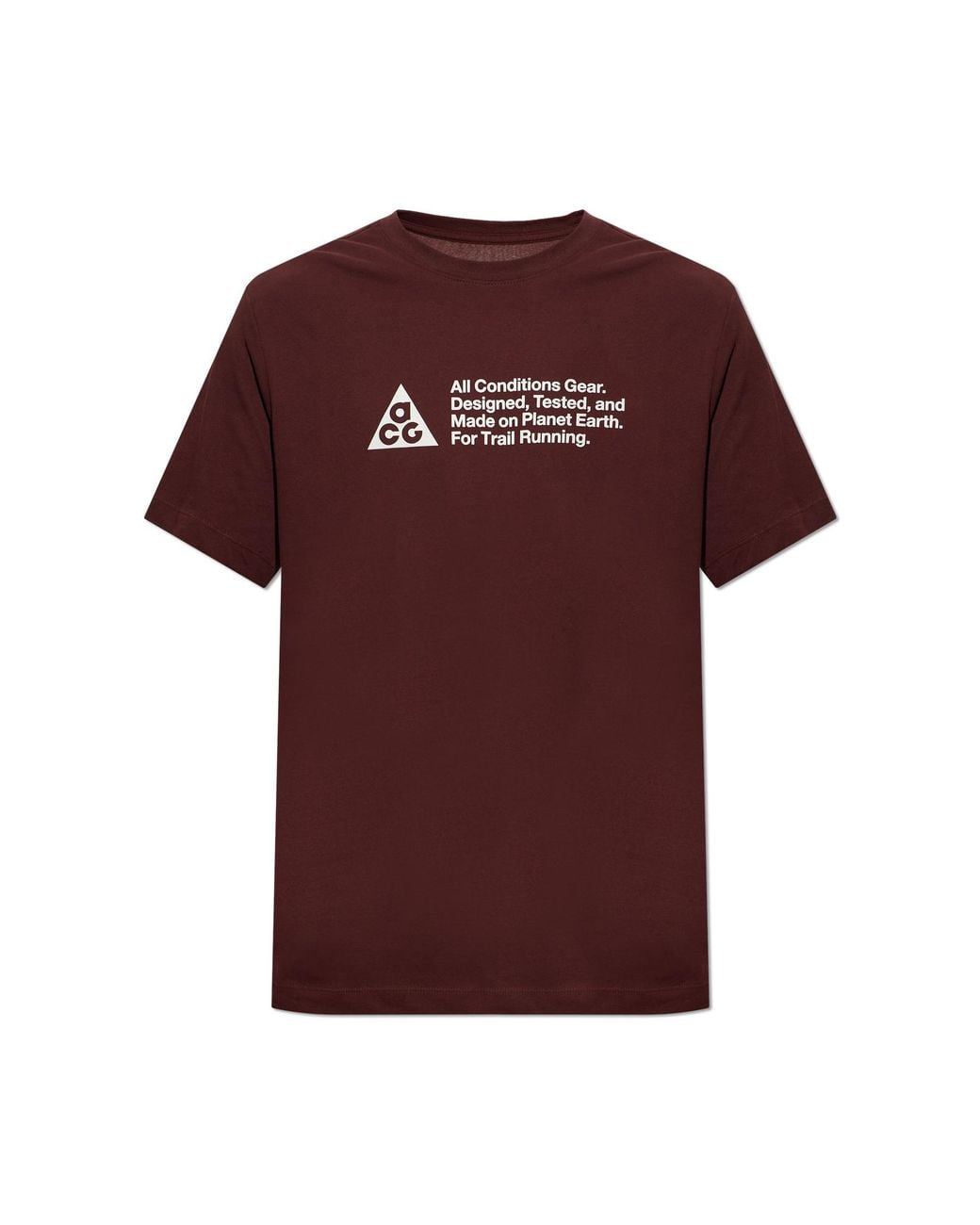 Nike Red Acg T-Shirt for men