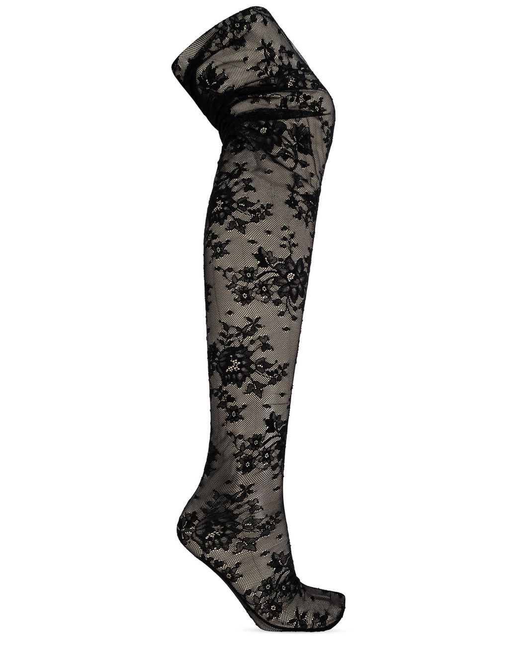 Balenciaga Black Lace Tights