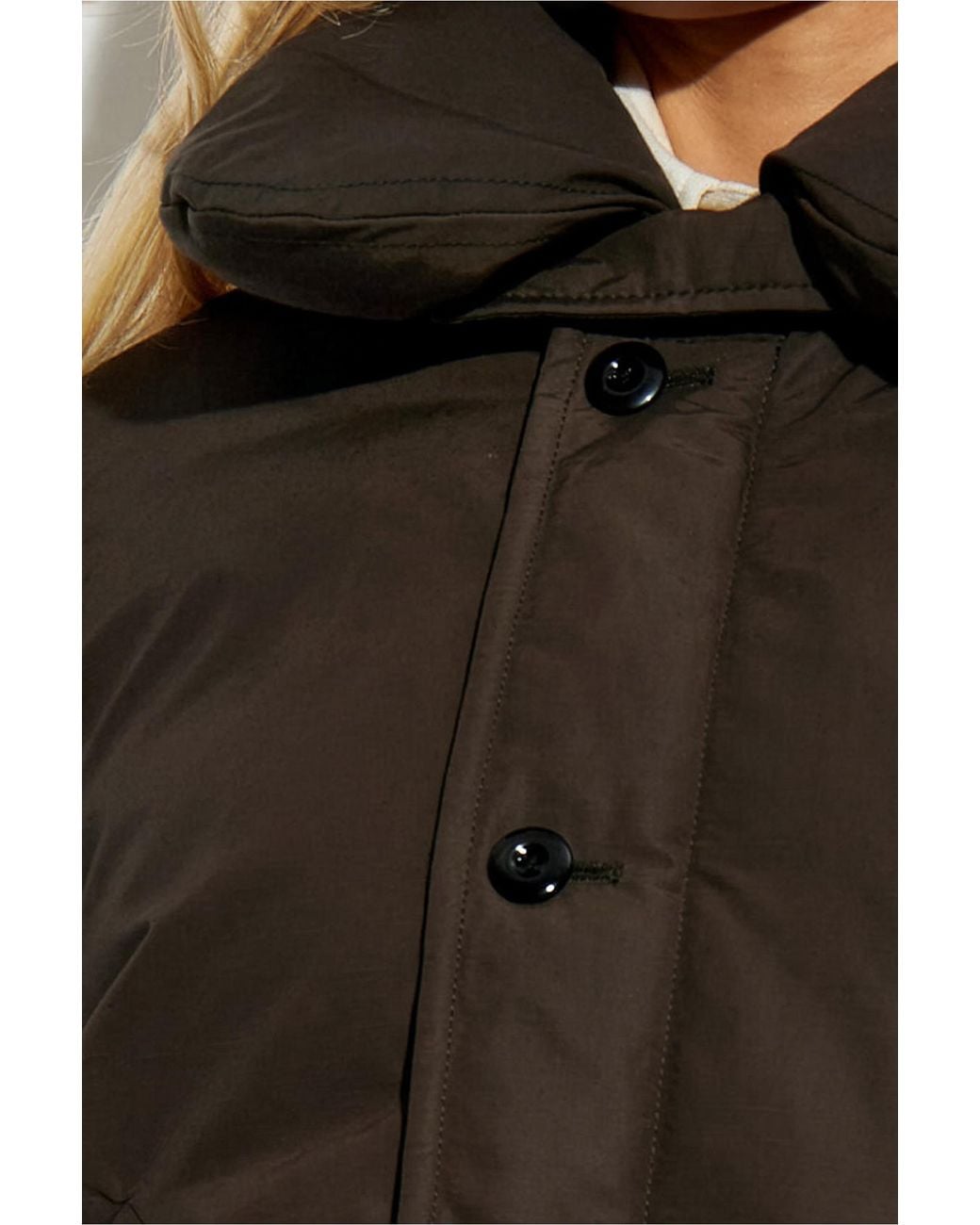 Lemaire Brown Short Down Jacket