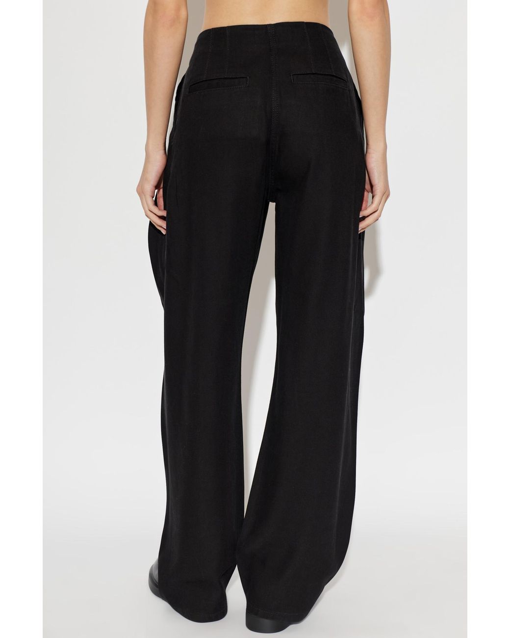 IRO Black Flow Trousers