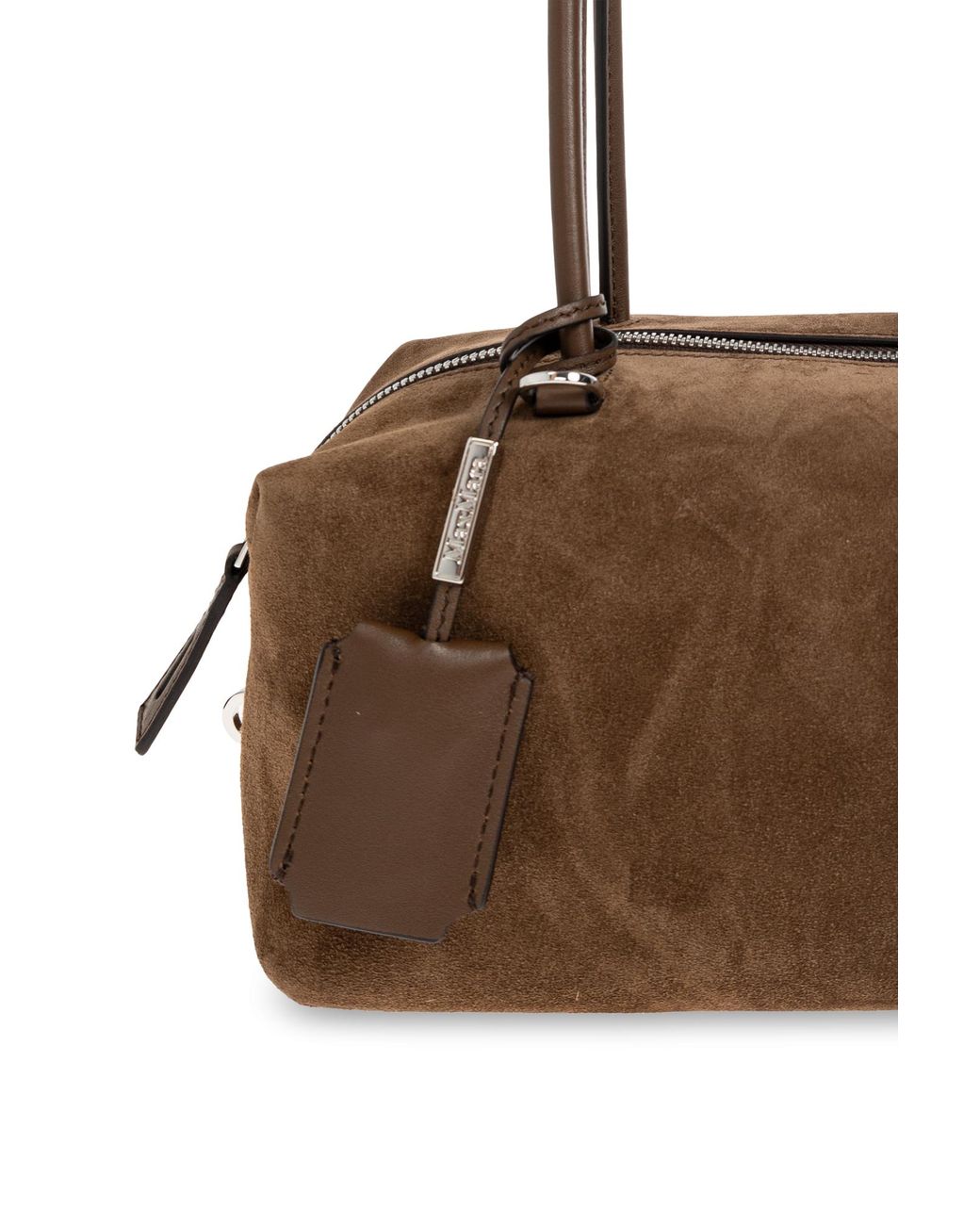 Max Mara Brown Suede Bag "Holdallsling"