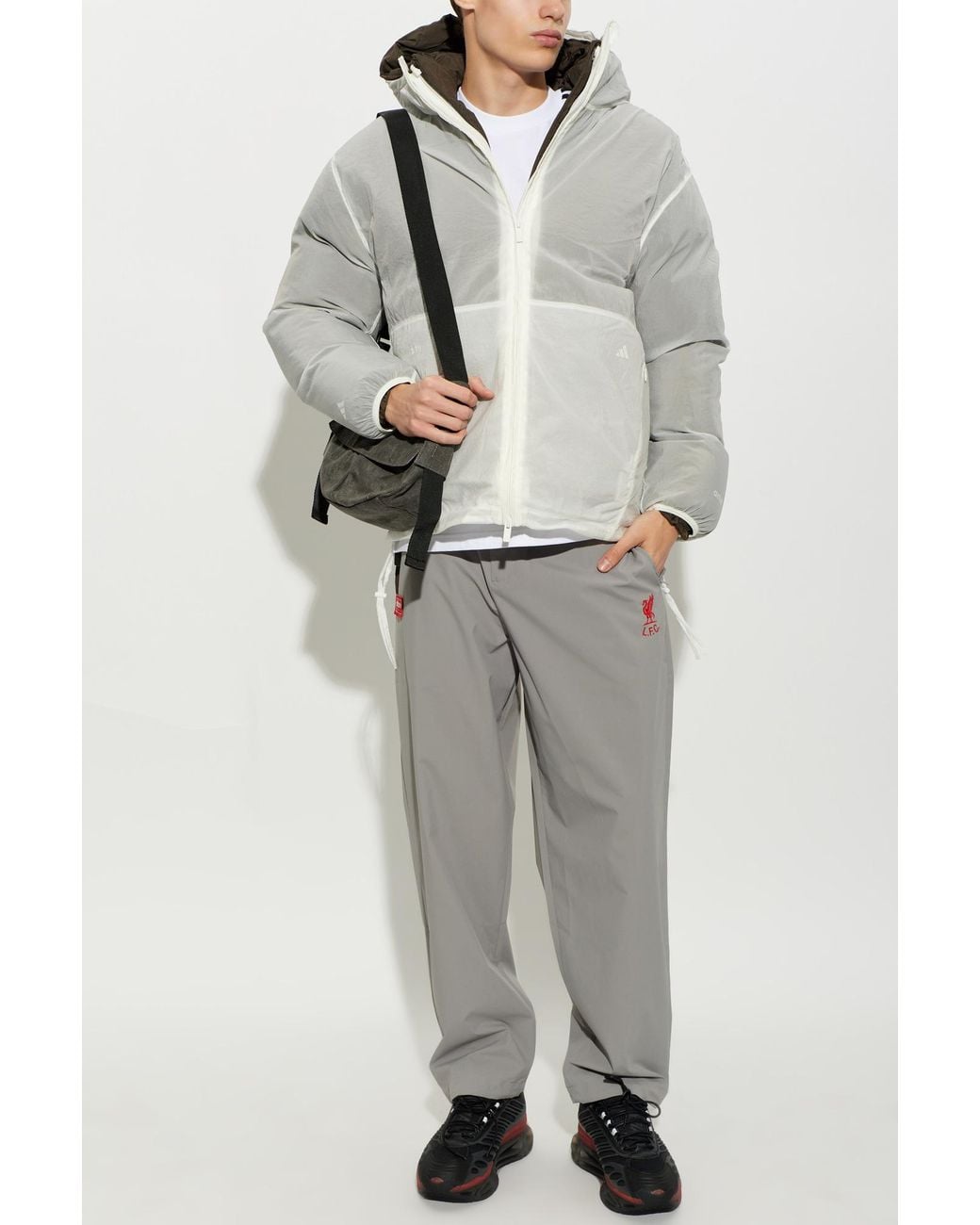 Adidas Originals White Adidas X Arte Antwerp Hooded Jacket for men
