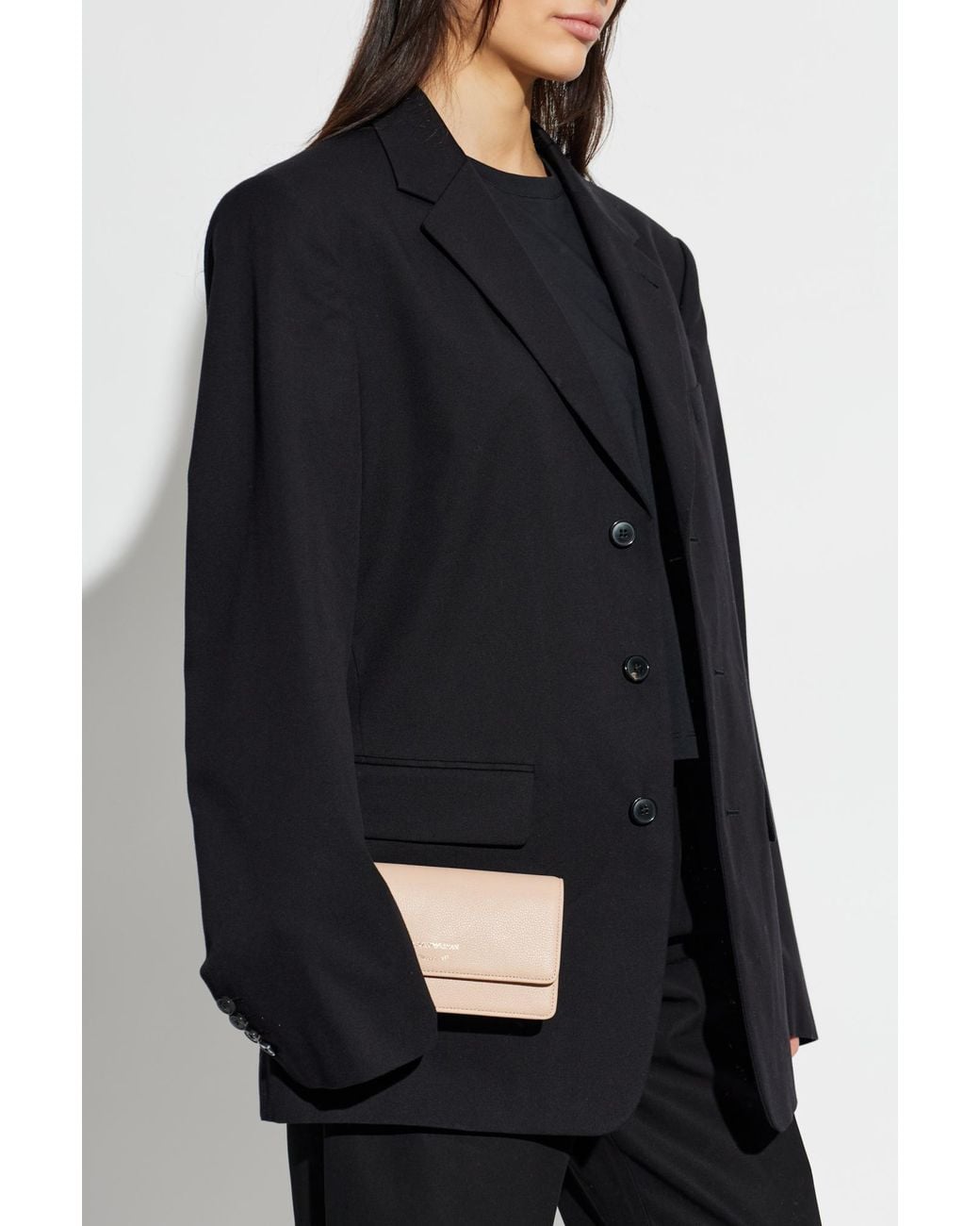 Emporio Armani Natural Leather Clutch