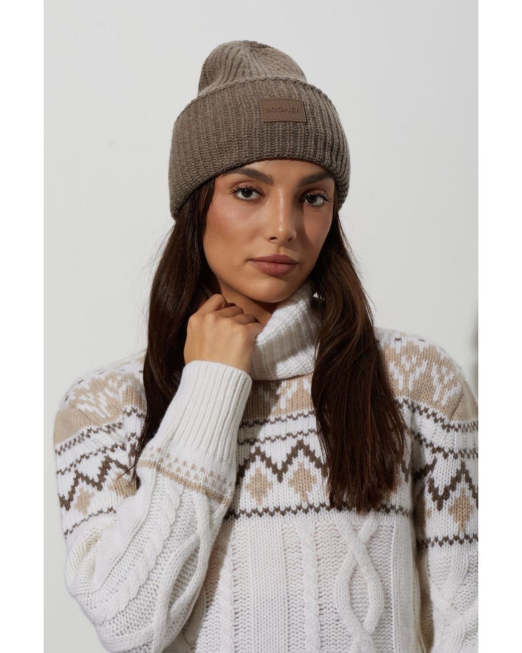 Bogner Brown Hat "Larah"