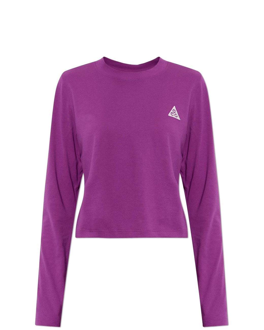 Nike Purple 'Acg' Long-Sleeved T-Shirt