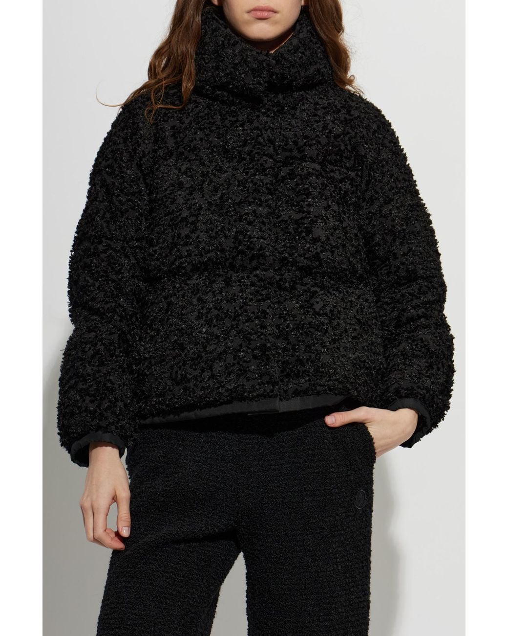 Moncler Black Down Jacket 'Sittelles'