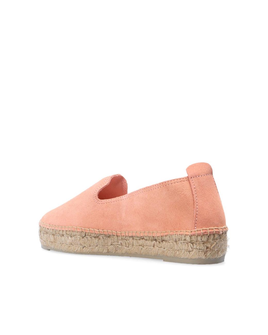 Manebí Pink 'Hamptons' Platform Espadrilles