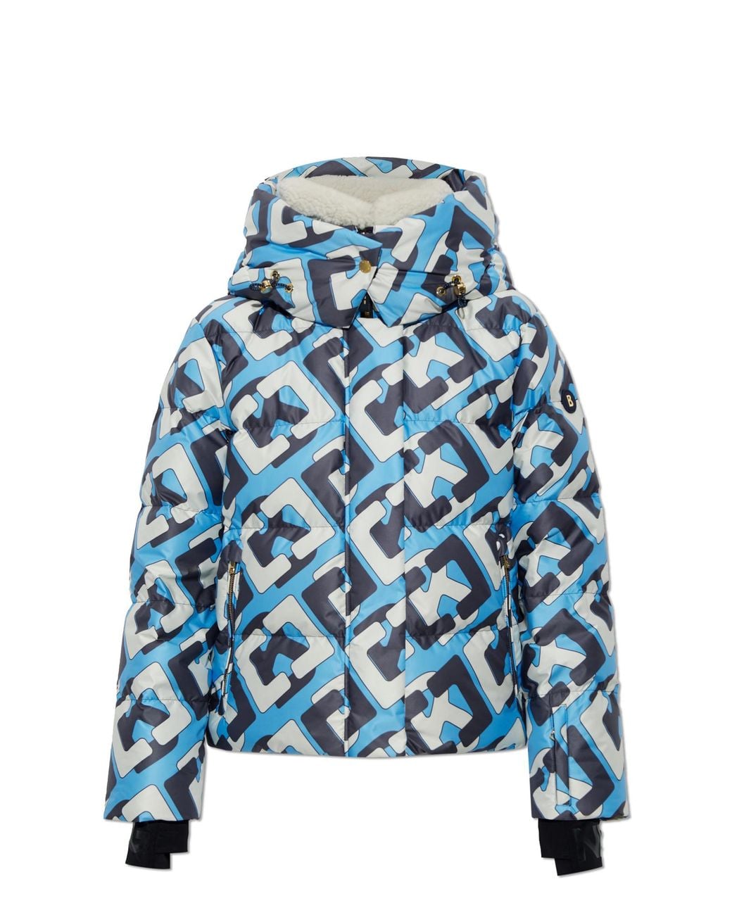 Bogner Blue Down Ski Jacket 'Naia D'