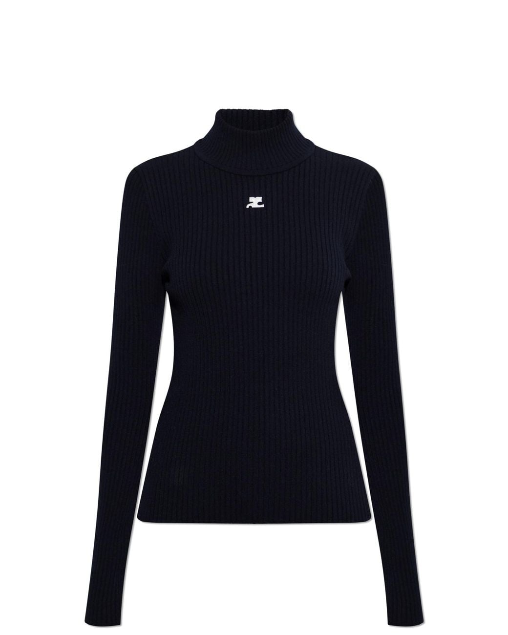 Courreges Blue Jacket With Logo