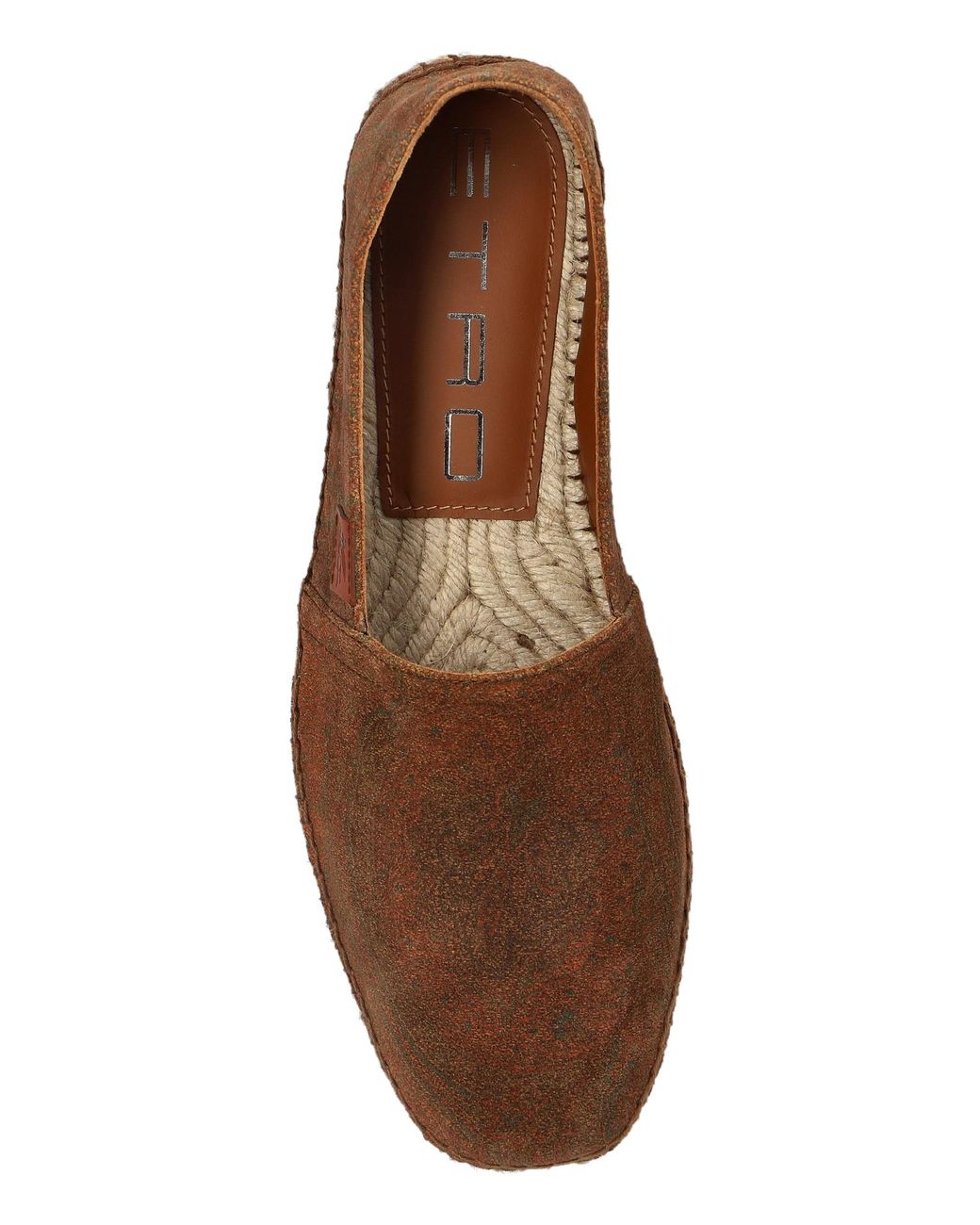 Etro Brown Suede Espadrilles for men