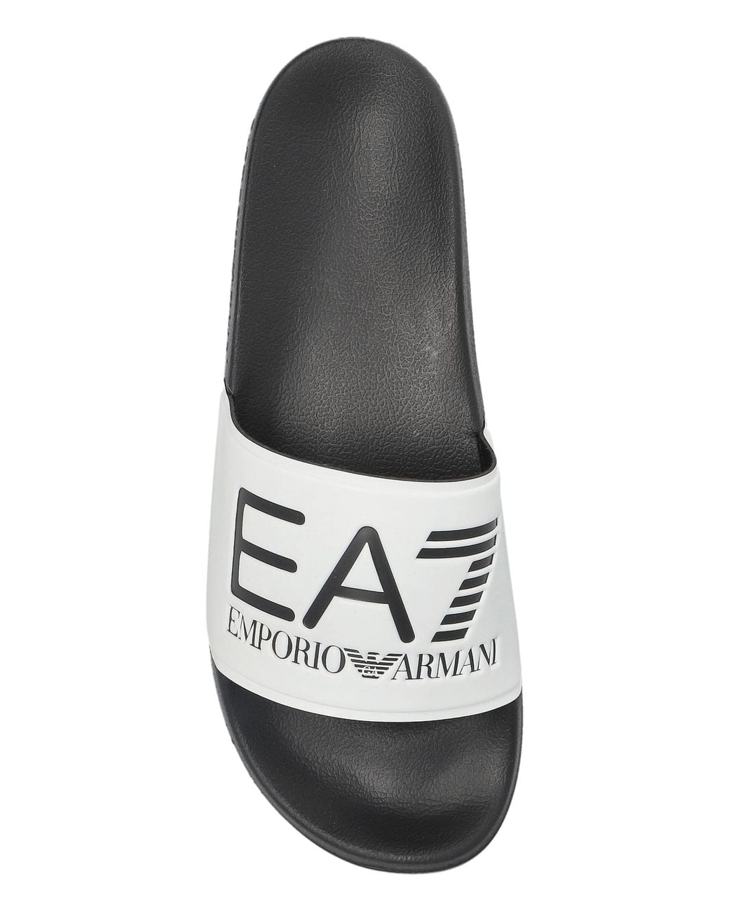 EA7 Black Rubber Flip-Flops