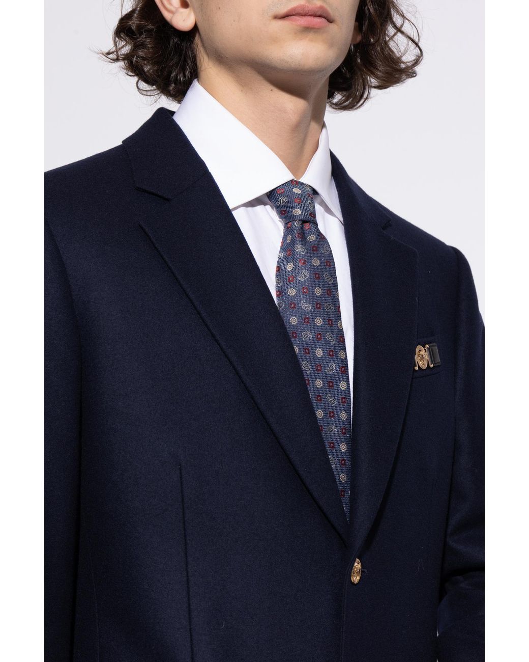 Etro Blue Silk Tie for men