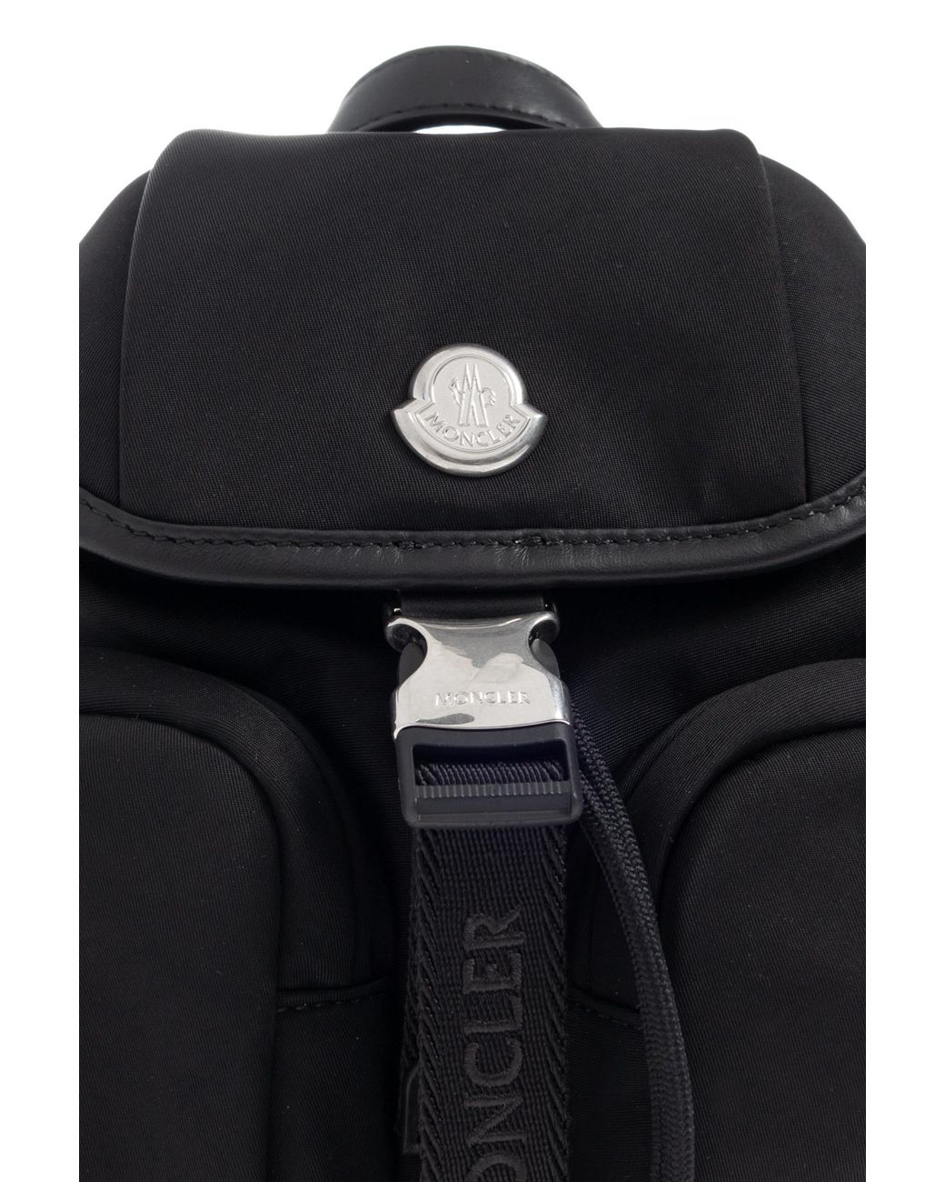 Moncler Black Shoulder Bag "Mini Trick"