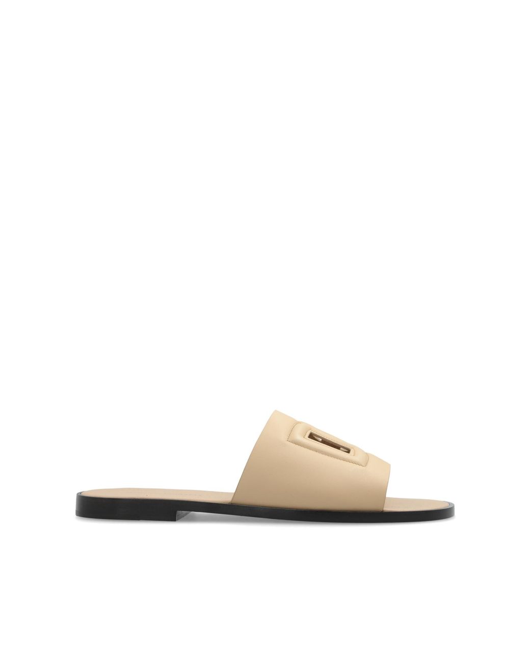 Dolce & Gabbana White Slippers With Logo for men