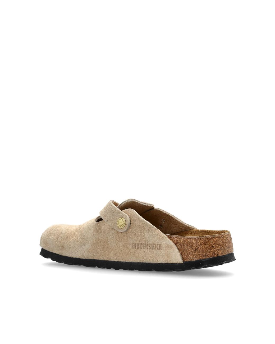 Birkenstock White Clogs "Boston Bs"
