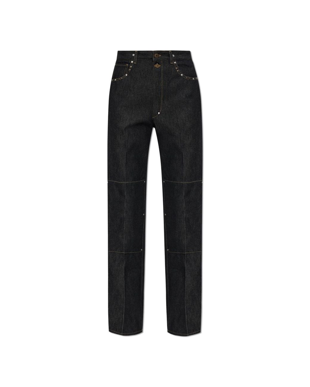 Lemaire Black Straight Jeans