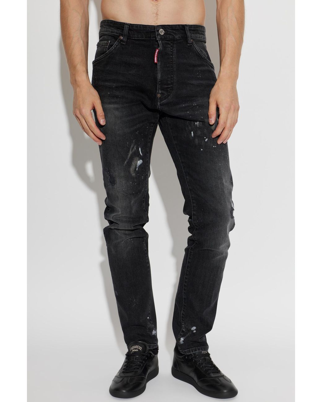 DSquared² Black 'Teddy' Jeans for men