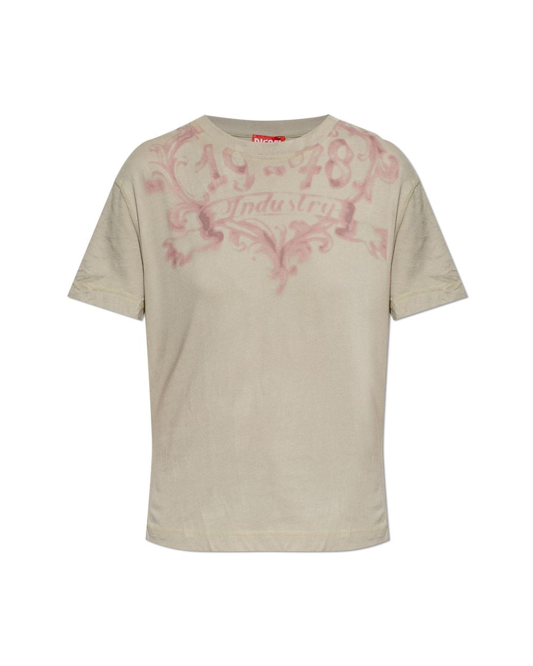 DIESEL White T-Shirt 'T-Ila-Aa5'