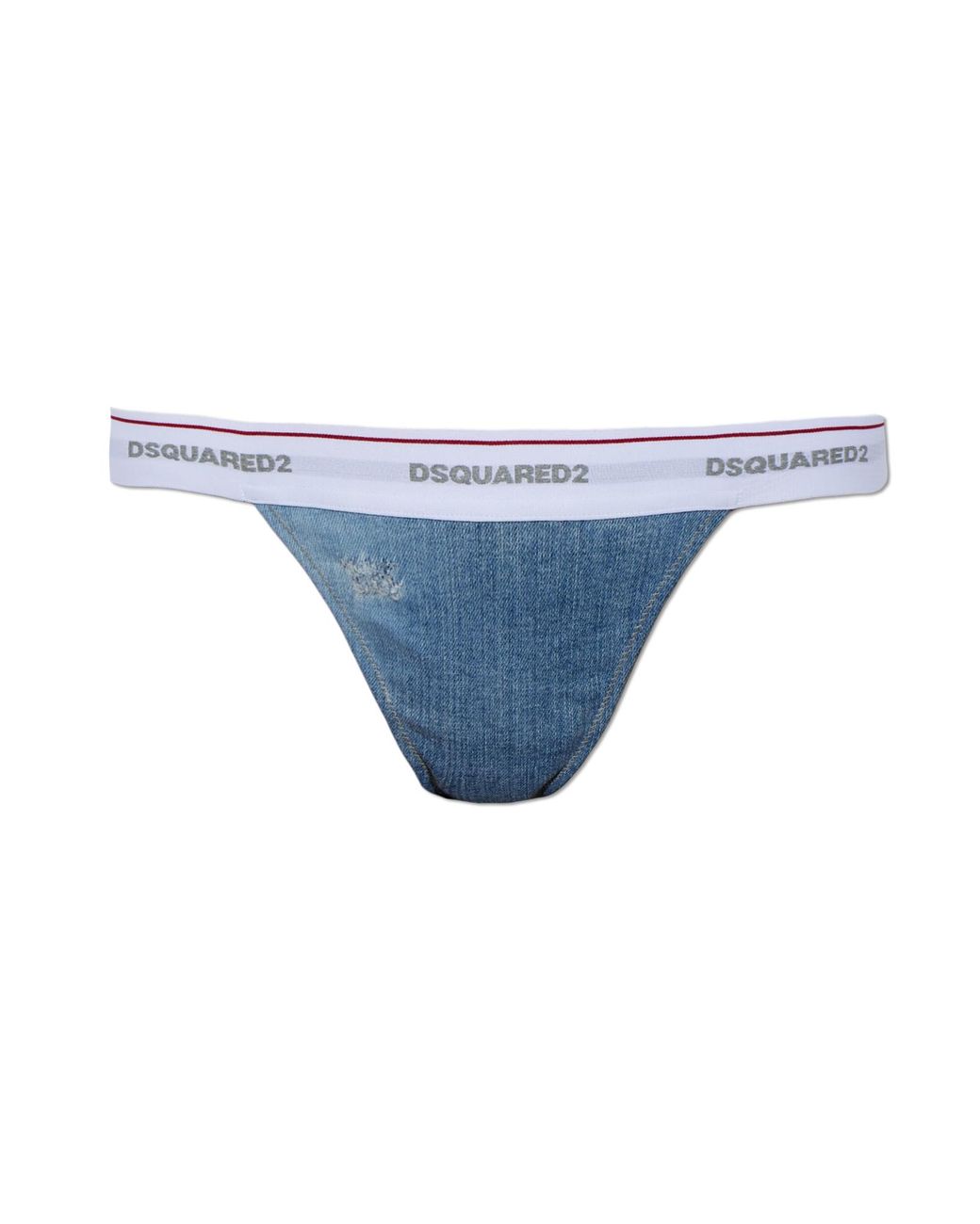 DSquared² Blue Logo Thongs