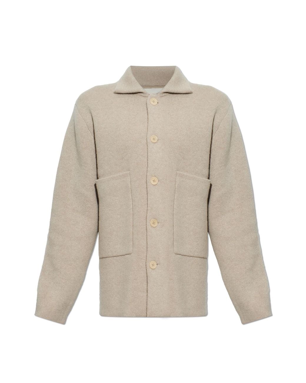 Lisa Yang White Cashmere Cardigan 'Louis' for men