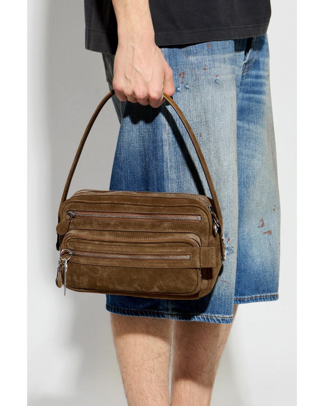 Acne Brown Shoulder Bag 'Camero'