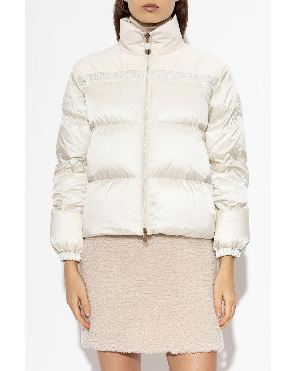 Moncler White Down Jacket 'Meditation'