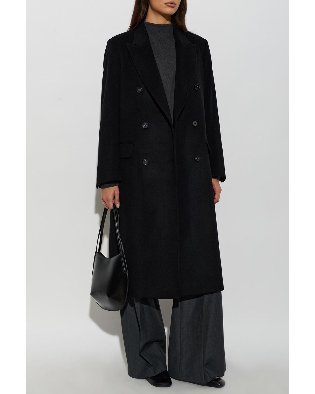 Paul Smith Black Wool Coat