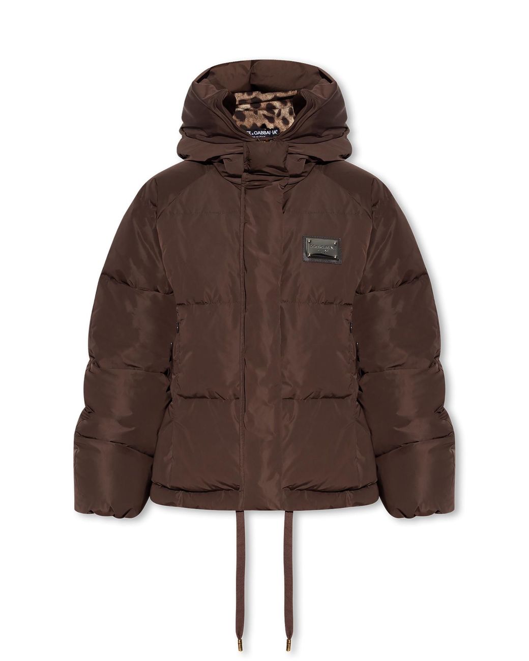 Dolce & Gabbana Brown Insulated Jacket